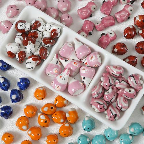 Porcelain Jewelry Beads, hand drawing, DIY & different styles for choice, more colors for choice, Sold By PC