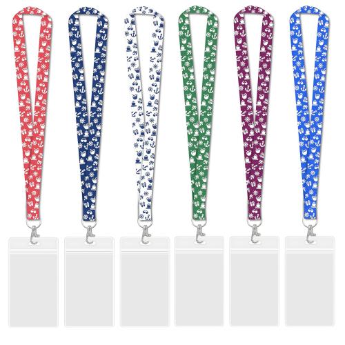 Polyester Lanyard Card Holder, with PVC Plastic, portable & multifunctional, more colors for choice, Sold By PC