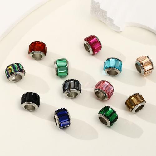 Acrylic Jewelry Beads, DIY, more colors for choice, 8.80x6.80mm, Sold By PC