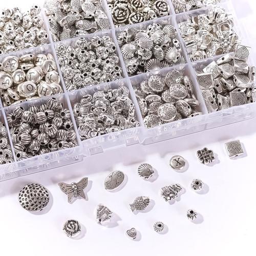 Bijoux de perles en alliage de Zinc , DIY & styles différents pour le choix, plus de couleurs à choisir, 10PC/sac, Vendu par sac