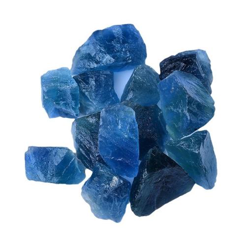 Fashion Decoration, Natural Fluorite, irregular, different size for choice, blue, Sold By PC