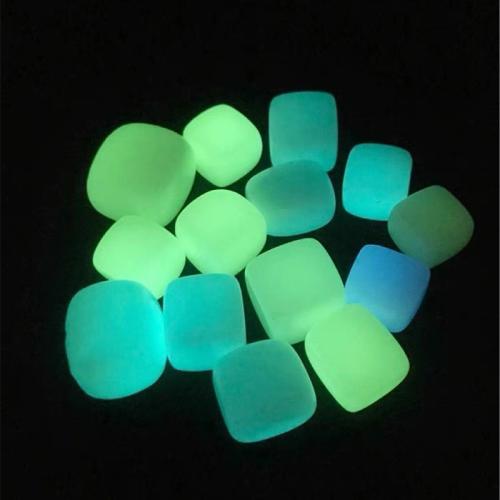 Fashion Decoration, Night-Light Stone, Square, decoration length 20-30mm, Sold By PC