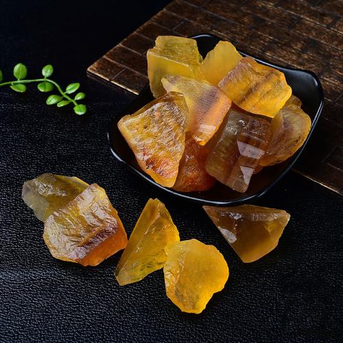 Fashion Decoration, Natural Fluorite, irregular, different size for choice, yellow, Sold By PC