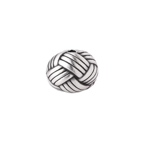 Spacer Beads Jewelry, 925 Sterling Silver, vintage & DIY, 14x11.50x11.40mm, Hole:Approx 1.8mm, Sold By PC