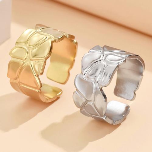 Stainless Steel Finger Ring, 304 Stainless Steel, fashion jewelry & for woman, more colors for choice, US Ring Size:7, Sold By PC