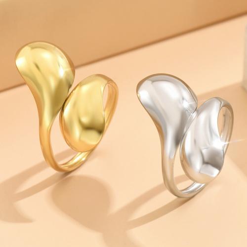 Stainless Steel Finger Ring, 304 Stainless Steel, fashion jewelry & for woman, more colors for choice, US Ring Size:7, Sold By PC