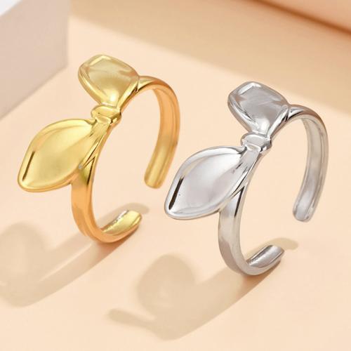 Stainless Steel Finger Ring, 304 Stainless Steel, fashion jewelry & for woman, more colors for choice, US Ring Size:7, Sold By PC