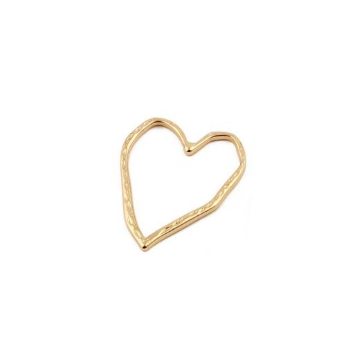 Tibetan Style Pendants, Heart, gold color plated, DIY, 33x40mm, 100PCs/Bag, Sold By Bag