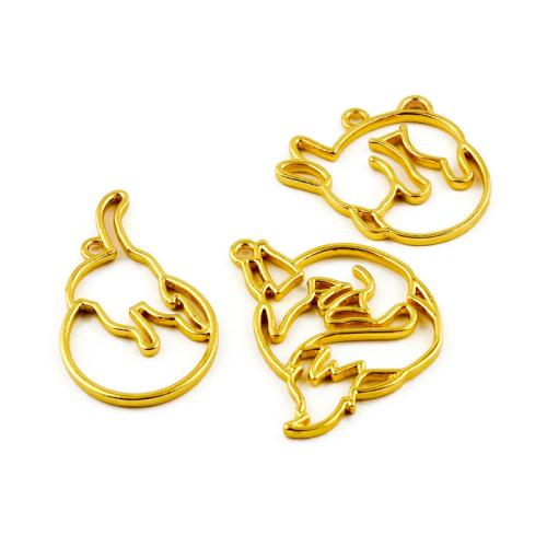 Tibetan Style Animal Pendants, gold color plated, DIY & different styles for choice, more colors for choice, 100PCs/Bag, Sold By Bag