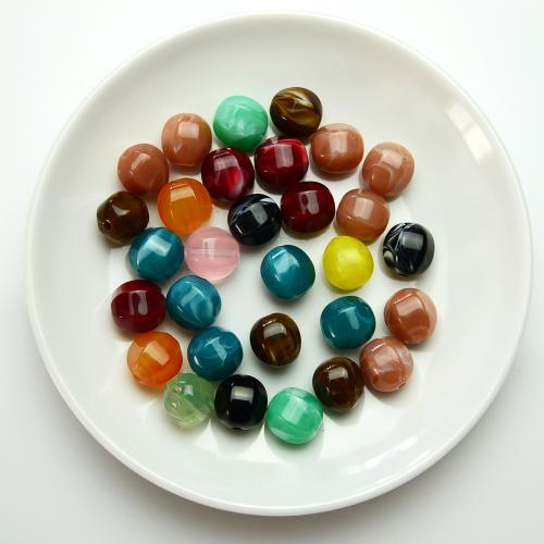 Acrylic Jewelry Beads, DIY, more colors for choice, 11x13mm, 30PCs/Bag, Sold By Bag