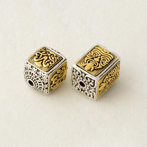 Tibetan Style Jewelry Beads, plated, DIY & different styles for choice, silver color, Sold By PC