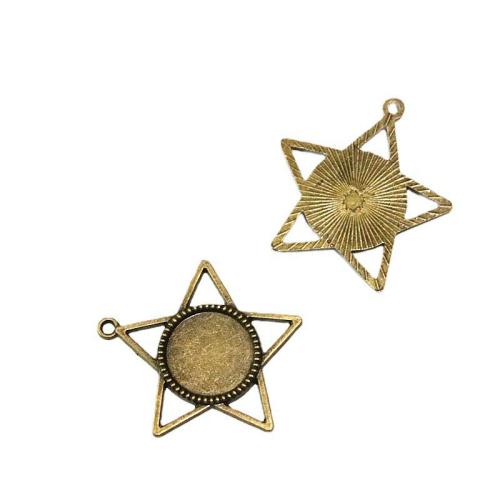 Tibetan Style Pendants, Round, antique brass color plated, DIY, 39x41mm, 179/Bag, Sold By Bag