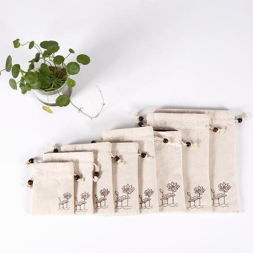 Jewelry Pouches Bags, Cloth, with Velveteen, durable & different size for choice, white, Sold By PC