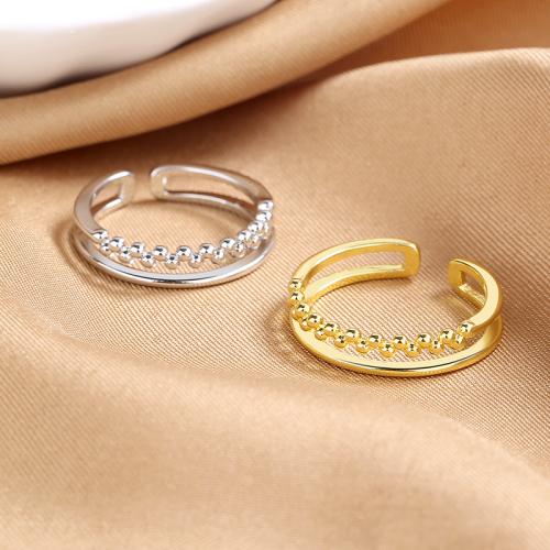 Brass Finger Ring, fashion jewelry & for woman & hollow, more colors for choice, diameter 17mm, Sold By PC