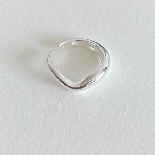 Bijoux de bague en argent sterling , Argent sterling 925, bijoux de mode & pour femme, plus de couleurs à choisir, Taille:7, Vendu par PC