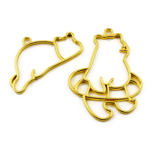 Tibetan Style Animal Pendants, gold color plated, DIY & different styles for choice, more colors for choice, 100PCs/Bag, Sold By Bag