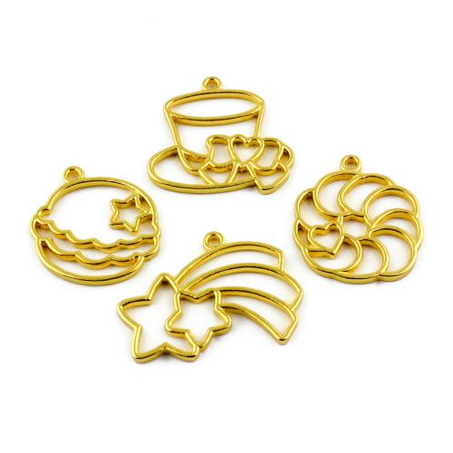 Tibetan Style Pendants, gold color plated, DIY & different styles for choice, more colors for choice, 100PCs/Bag, Sold By Bag