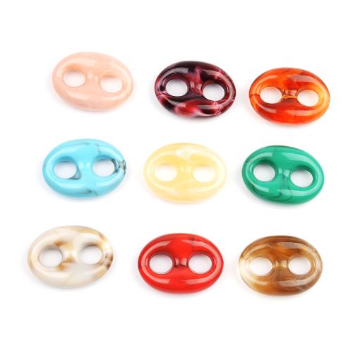 Acrylic Pendants, Flower, DIY, more colors for choice, 30x41mm, 3PCs/Bag, Sold By Bag