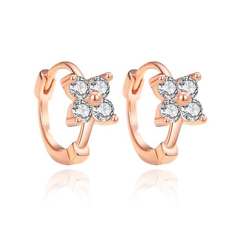 Pendientes de Micro Pavé de Zirconía Cúbica en Plata de Ley, plata de ley 925, micro arcilla de zirconia cúbica & para mujer, más colores para la opción, 11.30mm, Vendido por Par