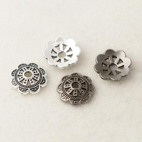 Tibetan Style Bead Cap, plated, DIY, more colors for choice, 10mm, Hole:Approx 1.8mm, Sold By PC