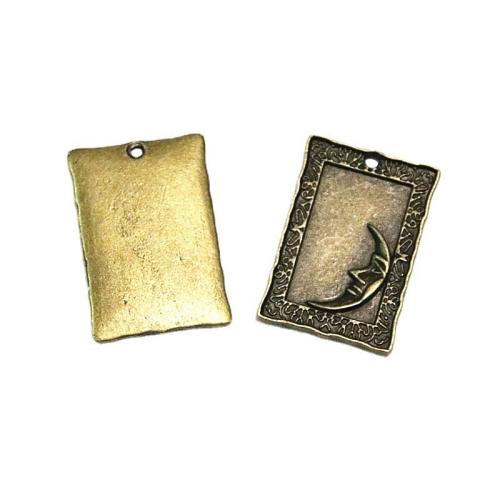 Tibetan Style Pendants, antique brass color plated, DIY, 22.10x32.10mm, 40PCs/Bag, Sold By Bag