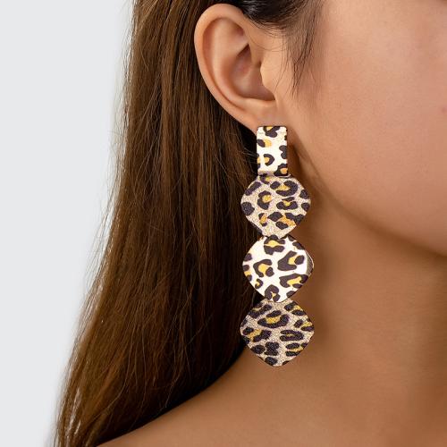 Tibetan Style Stud Earring, plated, for woman, gold, Sold By Pair