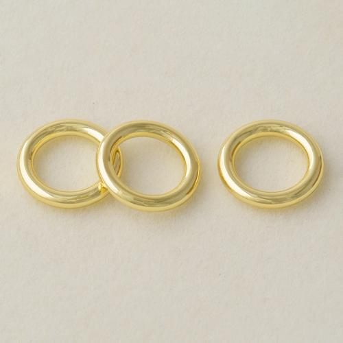 Tibetan Style Linking Ring, plated, DIY, golden, 2.50x15mm, Sold By PC