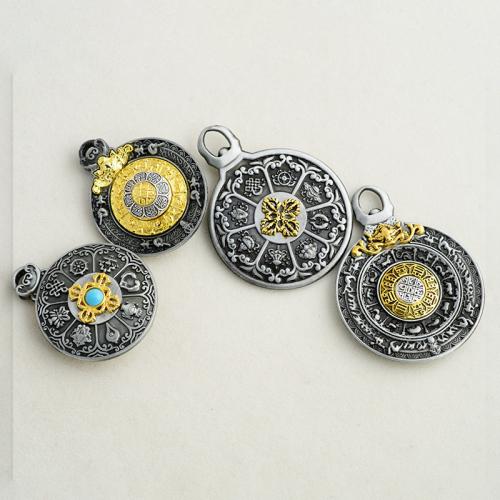 Tibetan Style Pendants, plated, DIY & different styles for choice, more colors for choice, Sold By PC