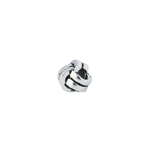 Spacer Perlen Schmuck, 925er Sterling Silber, Vintage & DIY, 4mm, Bohrung:ca. 1.3mm, verkauft von PC