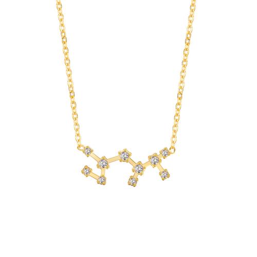 Stainless Steel Jewelry Necklace, 316L Stainless Steel, with 5cm extender chain, Unisex & different styles for choice & with rhinestone, golden, Length:Approx 45 cm, Sold By PC