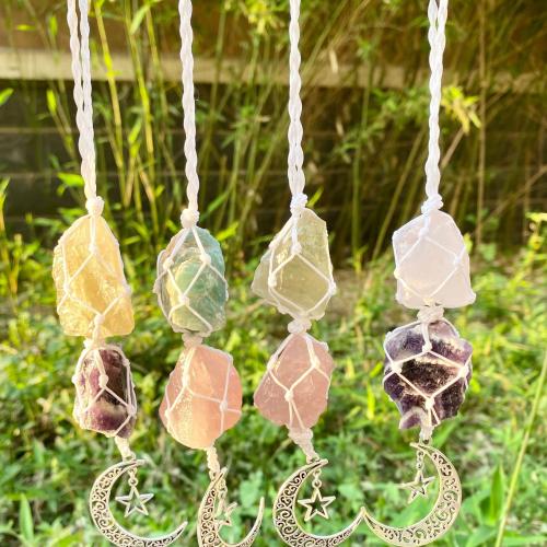 Hanging Ornaments, Tibetan Style, with Quartz, for home and office, more colors for choice, Length:Approx 21-22 cm, Sold By PC