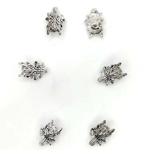 Tibetan Style Jewelry Beads, antique silver color plated, DIY, 12x17mm, 100PCs/Bag, Sold By Bag