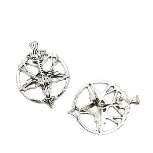 Tibetan Style Animal Pendants, Sheep, antique silver color plated, DIY, 47x34mm, 100PCs/Bag, Sold By Bag