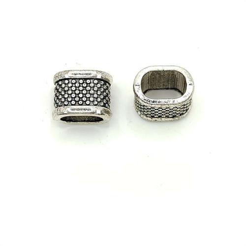 Tibetan Style Jewelry Beads, antique silver color plated, DIY, 15x12mm, 100PCs/Bag, Sold By Bag