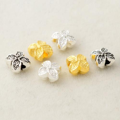 Tibetan Style Flower Beads, plated, DIY, more colors for choice, Sold By PC