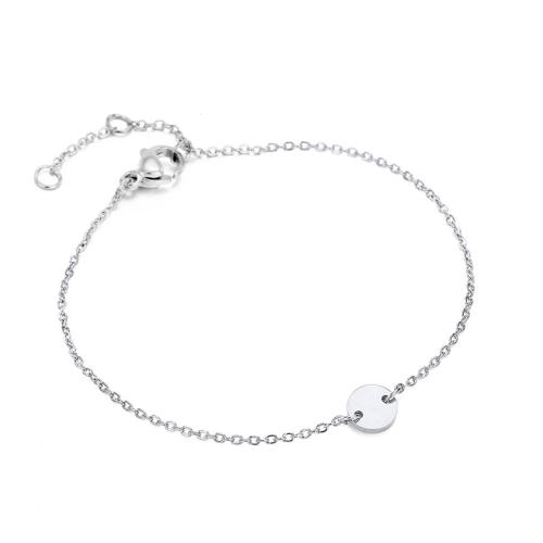 Stainless Steel Jewelry Bracelet, 316L Stainless Steel, with 3cm extender chain, plated, for woman, more colors for choice, Length:Approx 15 cm, Sold By PC