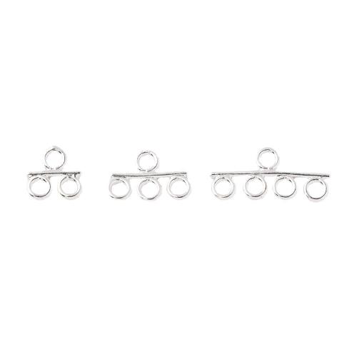 925 Sterling Silver Connectors, DIY & different styles for choice & multi loops, Sold By PC