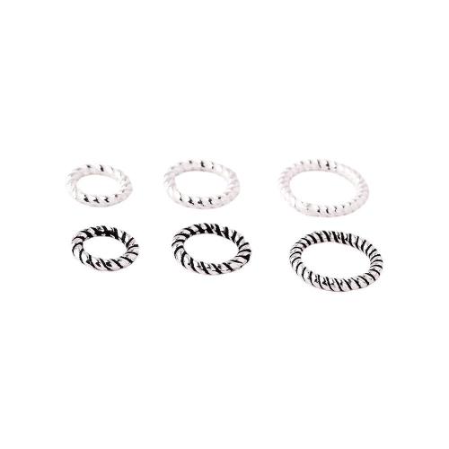 925er Sterling Silber Verbindungsring, DIY & verschiedene Stile für Wahl, verkauft von PC