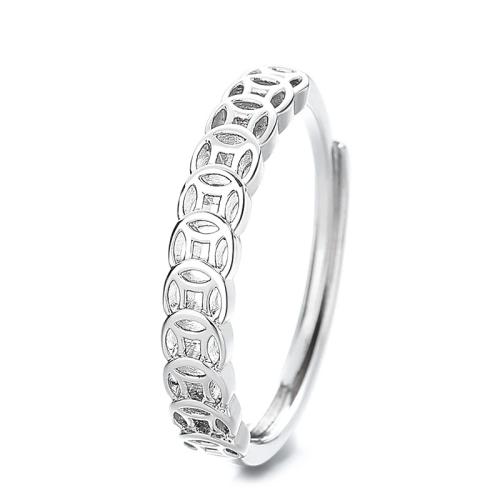 Bague en laiton, bijoux de mode & pour femme, argent, Vendu par PC