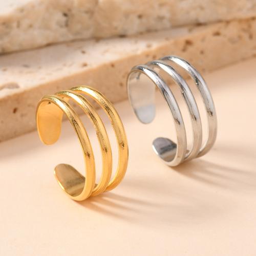 Stainless Steel Finger Ring, 304 Stainless Steel, fashion jewelry & Unisex, more colors for choice, diameter 17mm, Sold By PC