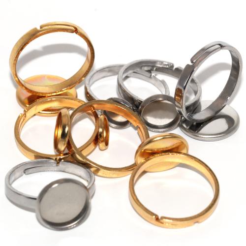 Stainless Steel Finger Ring, 304 Stainless Steel, DIY & different size for choice, more colors for choice, 20PCs/Bag, Sold By Bag