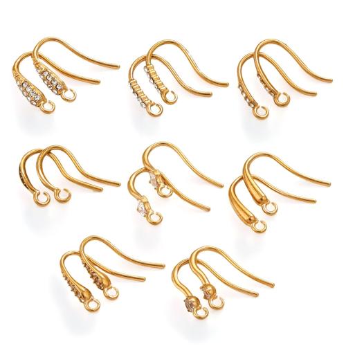 Stainless Steel Hook Earwire, 304 Stainless Steel, DIY & different styles for choice, more colors for choice, 6PCs/Bag, Sold By Bag