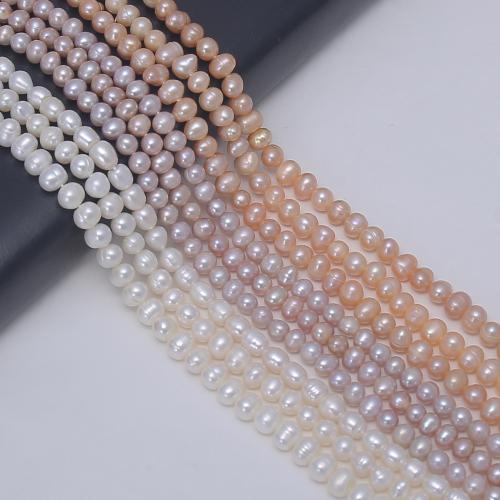 Cultured Potato Freshwater Pearl Beads, DIY, more colors for choice, about:6-7mm, Sold Per Approx 38 cm Strand