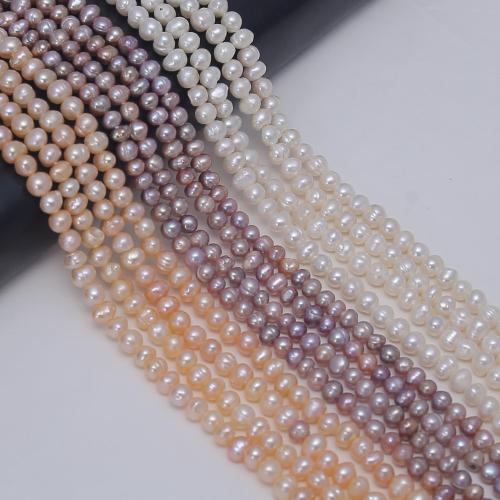 Cultured Potato Freshwater Pearl Beads, DIY, more colors for choice, about:4-5mm, Sold Per Approx 38 cm Strand