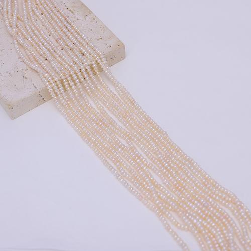 Cultured Potato Freshwater Pearl Beads, DIY, white, aboutuff1a4-5mm, Sold Per Approx 35 cm Strand