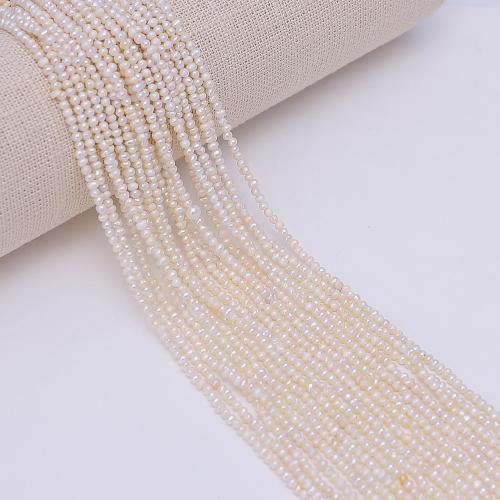 Cultured Potato Freshwater Pearl Beads, DIY, white, aboutuff1a4-5mm, Sold Per Approx 38 cm Strand