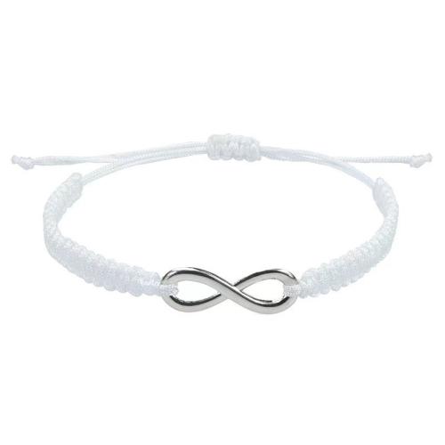 Pulsera de Aleación de Zinc, con Cordón de cera, unisexo, más colores para la opción, longitud:aproximado 16 cm, Vendido por UD