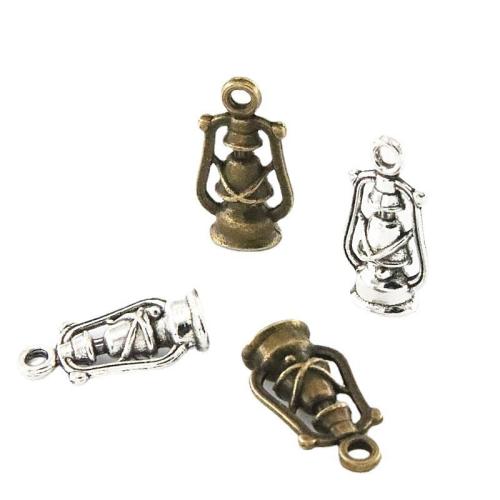 Tibetan Style Pendants, Lamp, plated, DIY, more colors for choice, 20x10mm, 50PCs/Bag, Sold By Bag