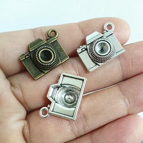 Tibetan Style Pendants, Camera, plated, DIY, more colors for choice, 20.50x15.50mm, 50PCs/Bag, Sold By Bag