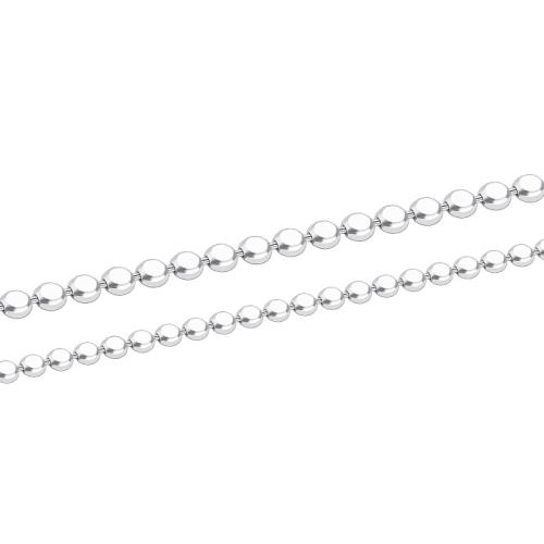 925 Sterling Silver Chains, DIY & different size for choice, silver color, Sold By m